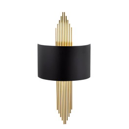 Opviq Lámpara de Pared 616 - A Negro y Dorado